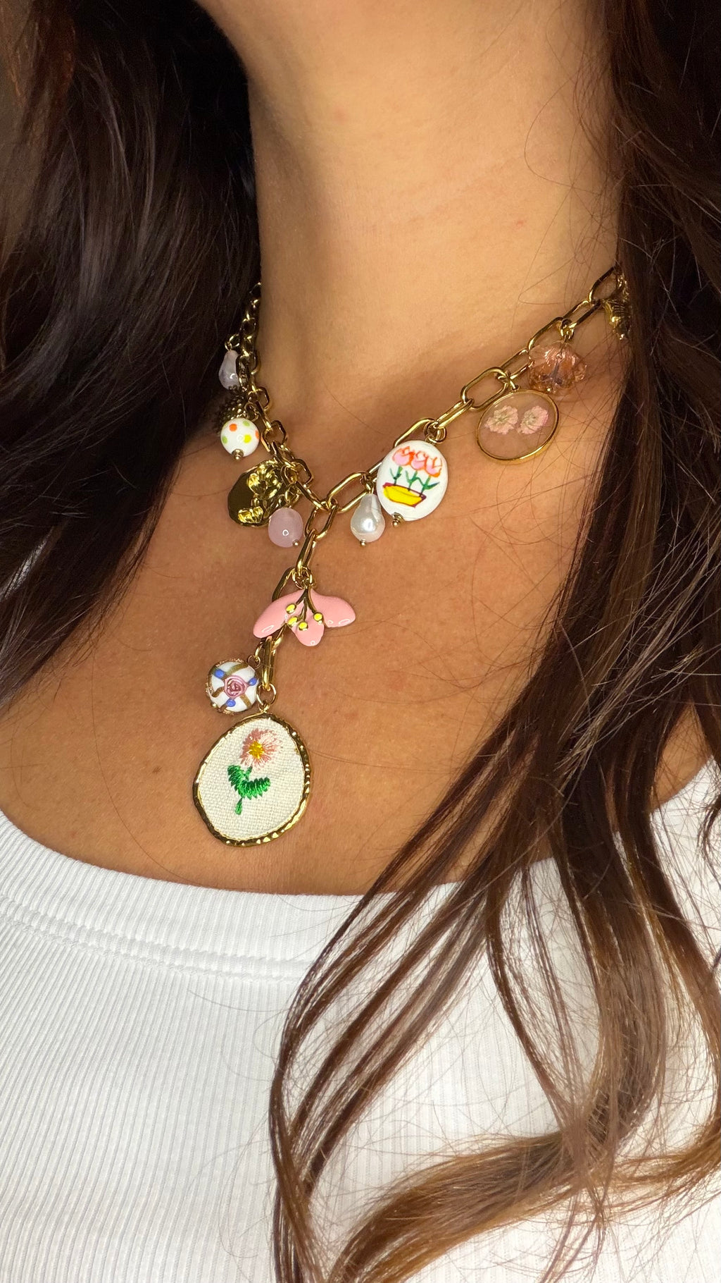 Collana 6548 Garden Vintage Rosa