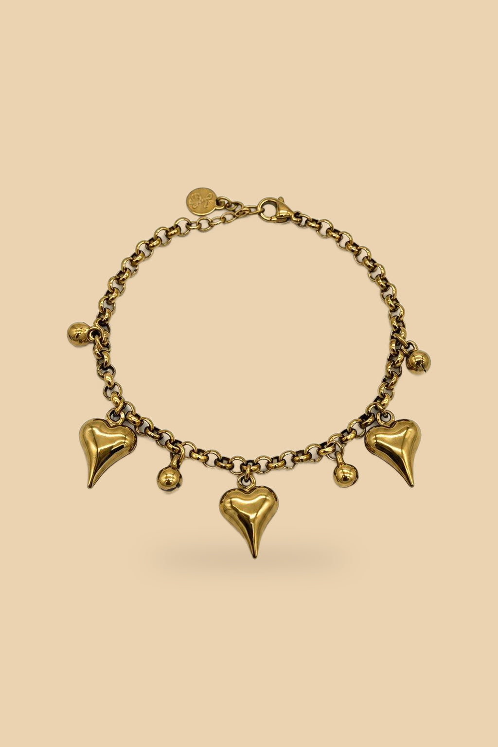 Bracciale 6548 Cuori&Campanellini oro