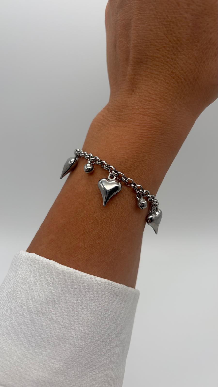 Bracciale 6548 Cuori&Campanellini argento
