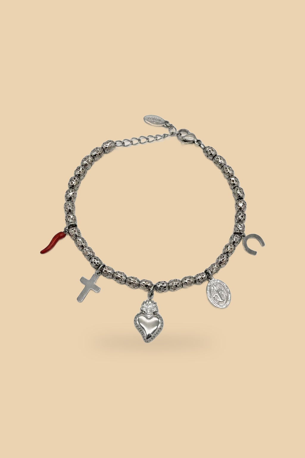 Bracciale 6548 Lucky charms argento