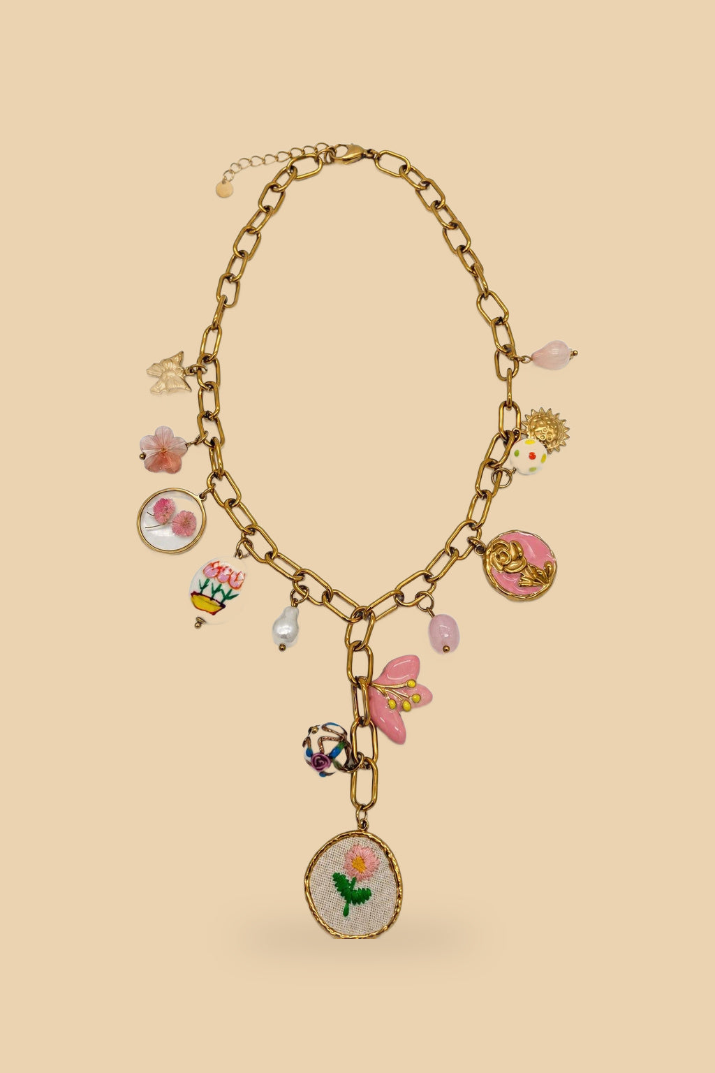 Collana 6548 Garden Vintage Rosa