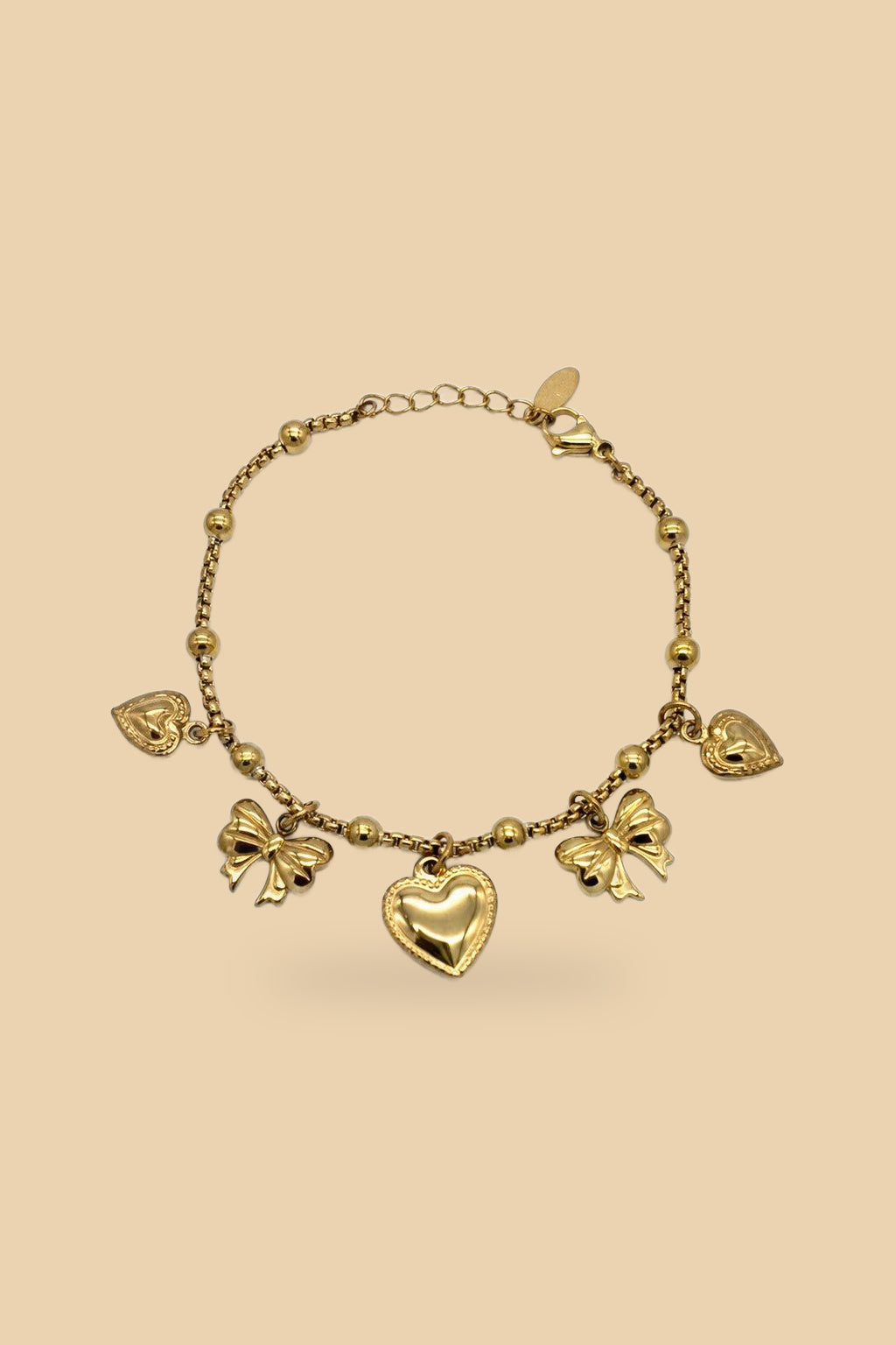 Bracciale 6548 Cuori&Fiocchetti oro