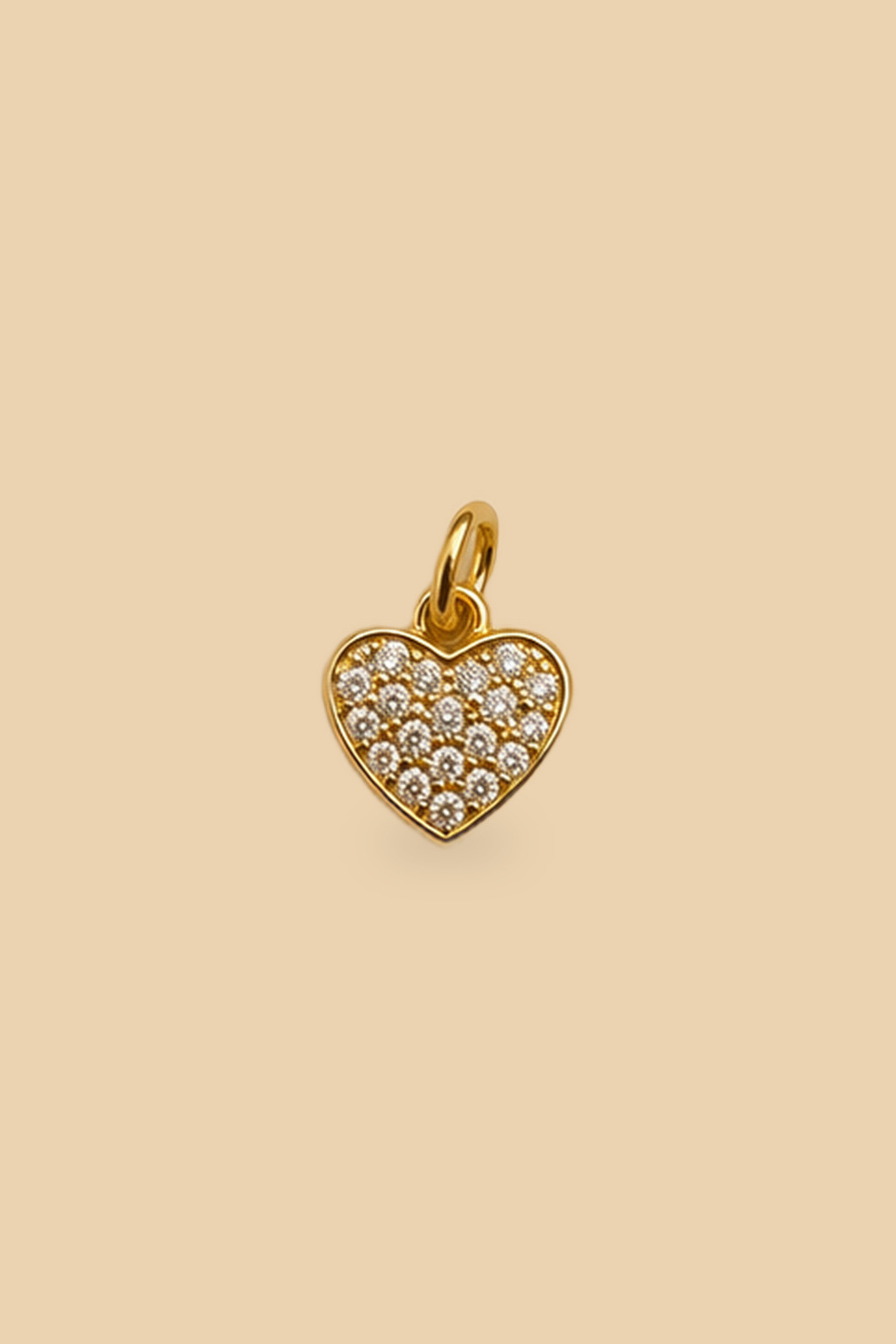 Charm 6548 Cuoricino pavé