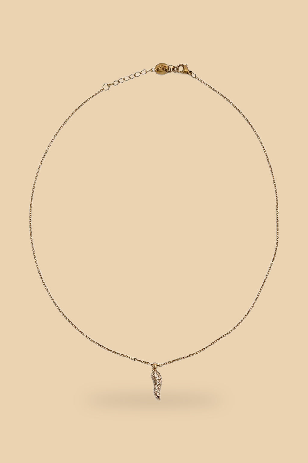 Collana 6548 Cornino brillante oro