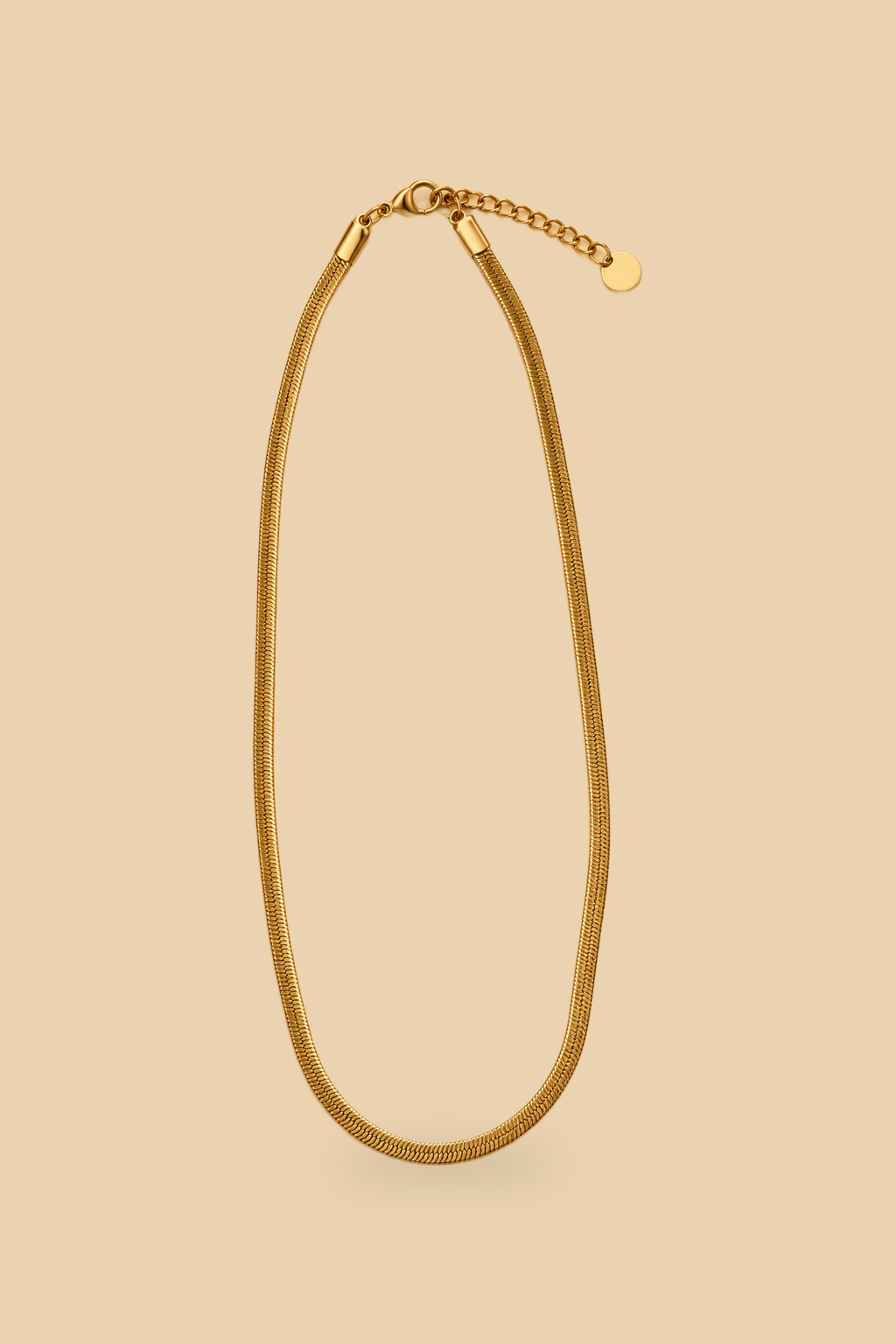 Collana 6548 Snake piatta oro