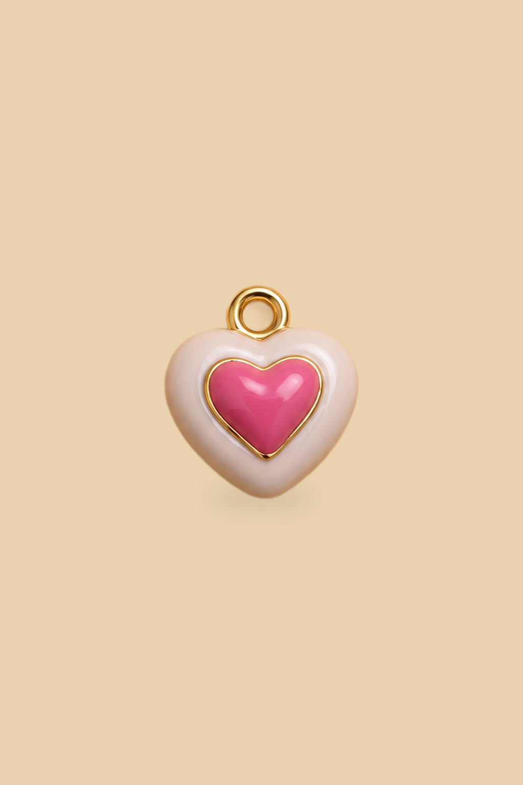 Charm 6548 Cuore rosa