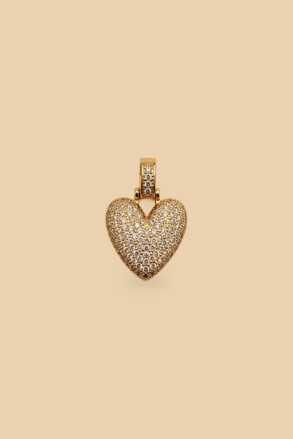 Charm 6548 Cuore pavé