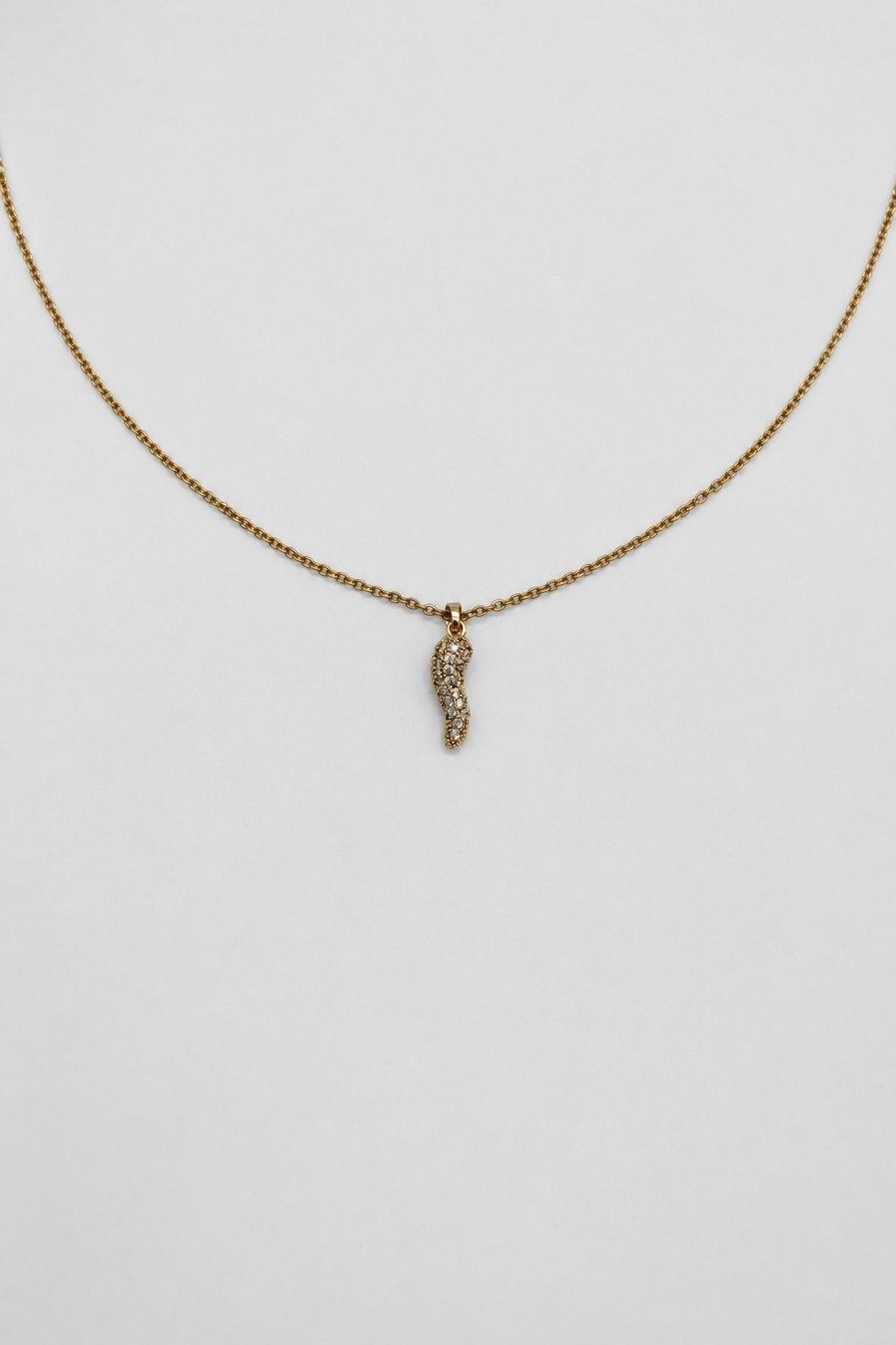 Collana 6548 Cornino brillante oro