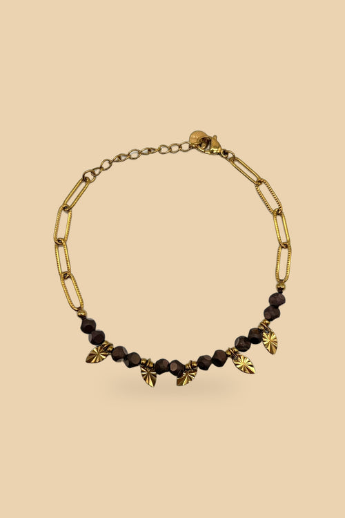 Bracciale 6548 Foglie bronzo