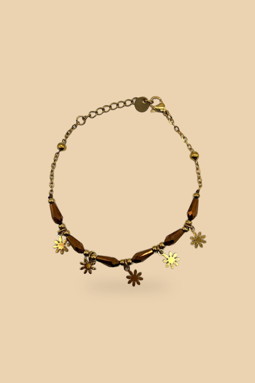 Bracciale 6548 Margherite bronzo