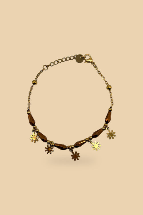 Bracciale 6548 Margherite bronzo
