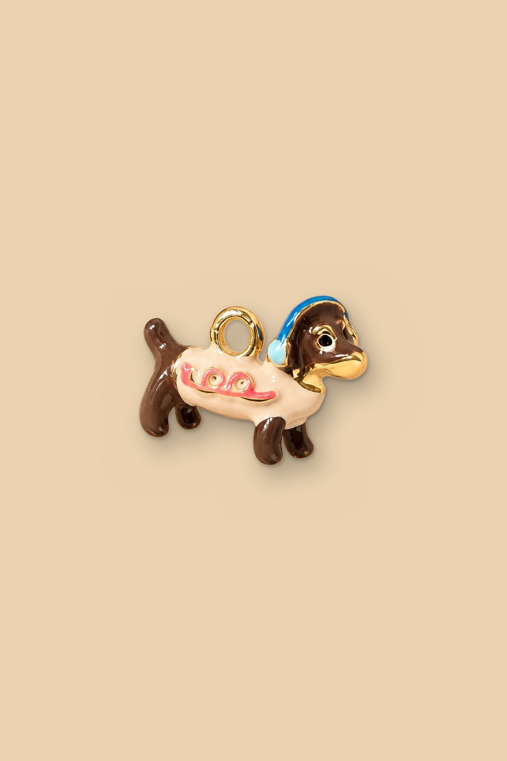 Charm 6548 Cagnolino con cappellino