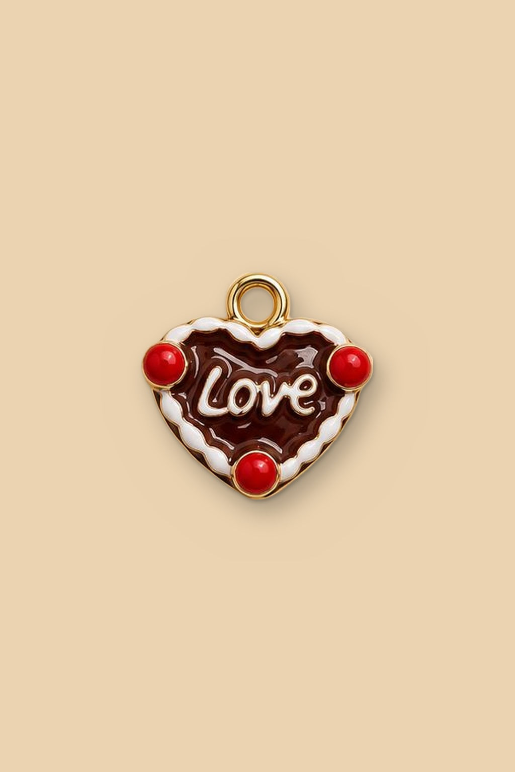 Charm 6548 Cuore di cioccolato Love