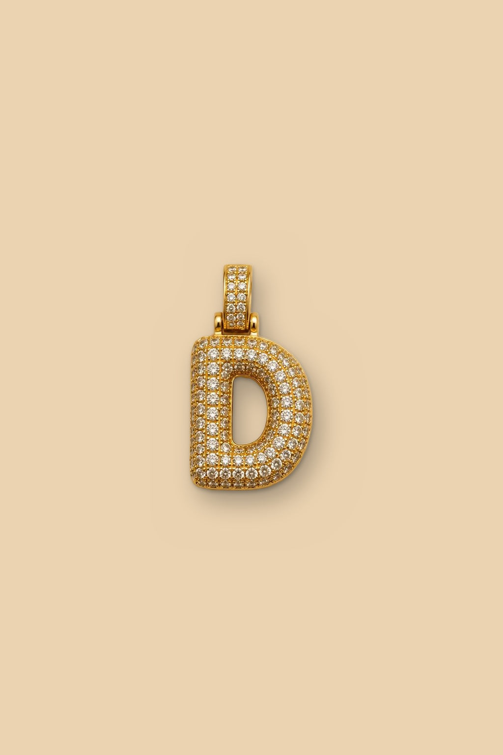 Charm 6548 Iniziale pavé D