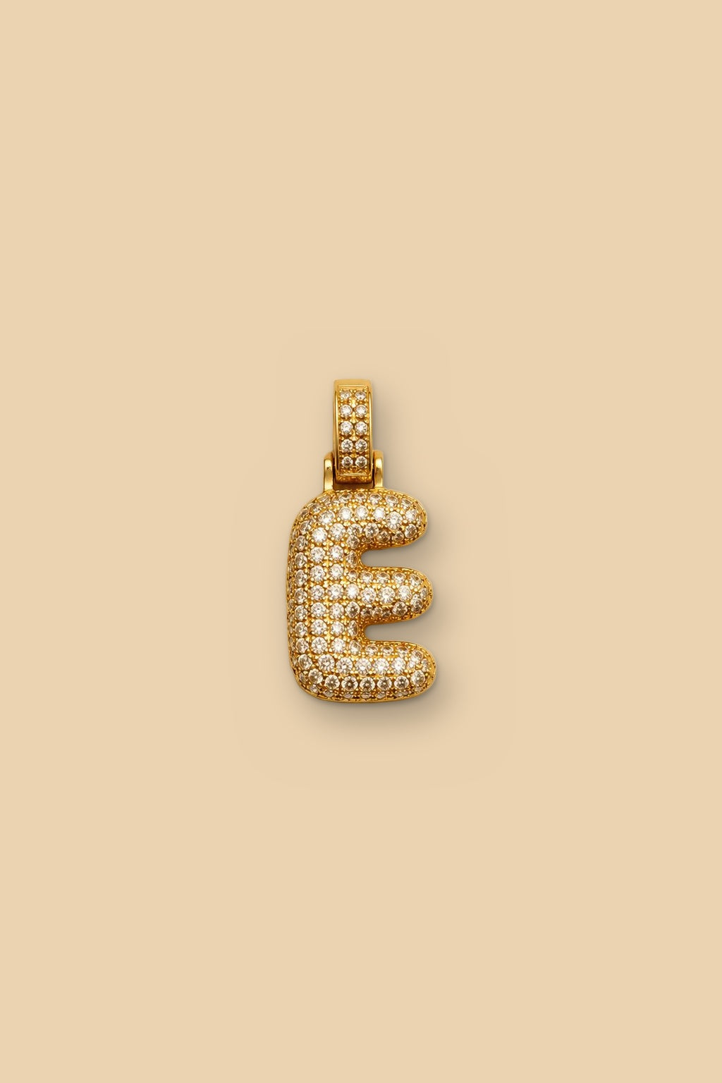 Charm 6548 Iniziale pavé E