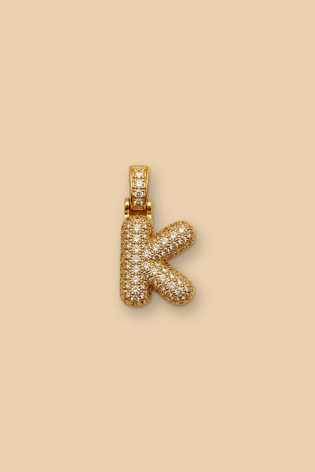 Charm 6548 Iniziale pavé K