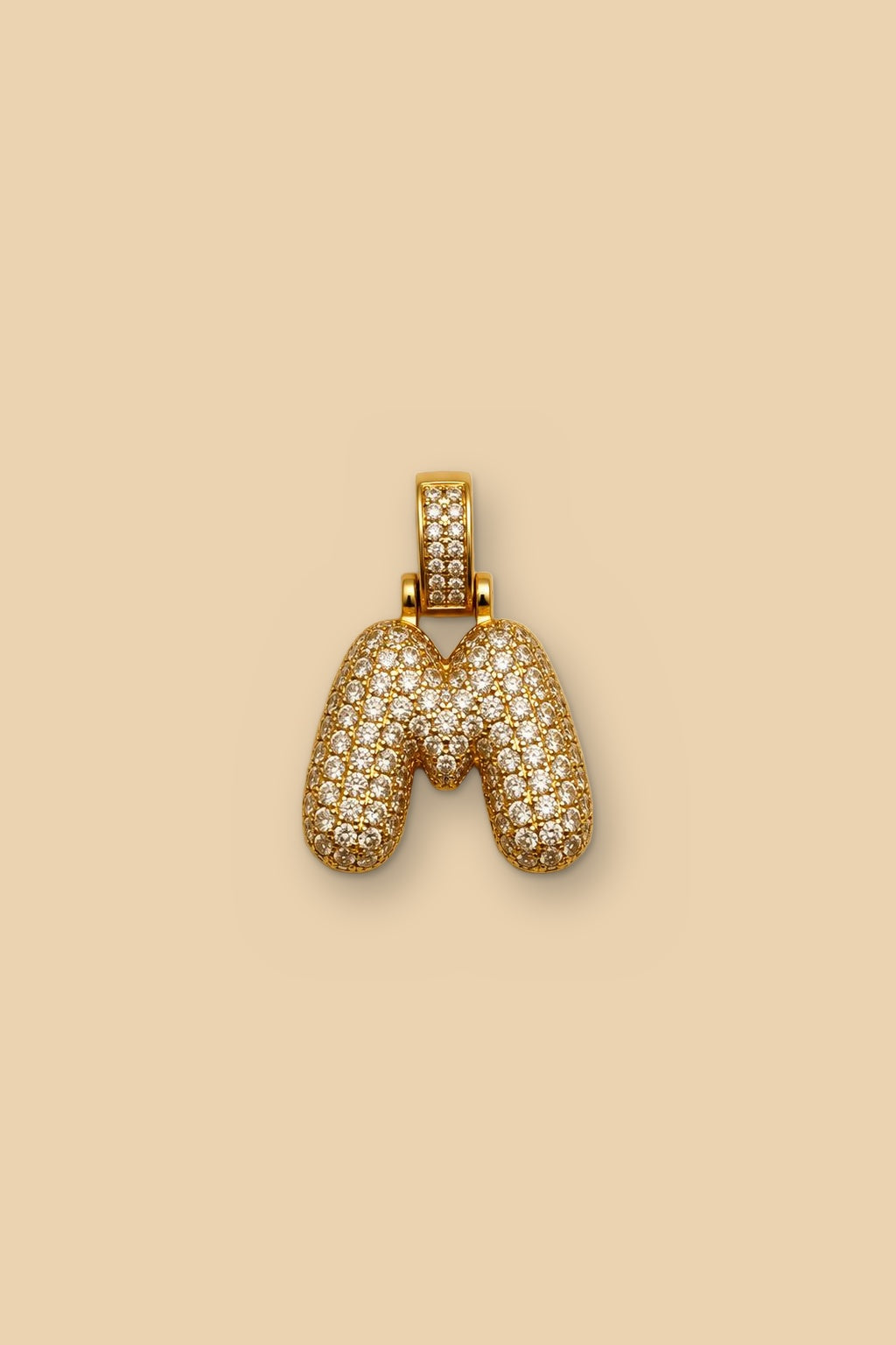 Charm 6548 Iniziale pavé M