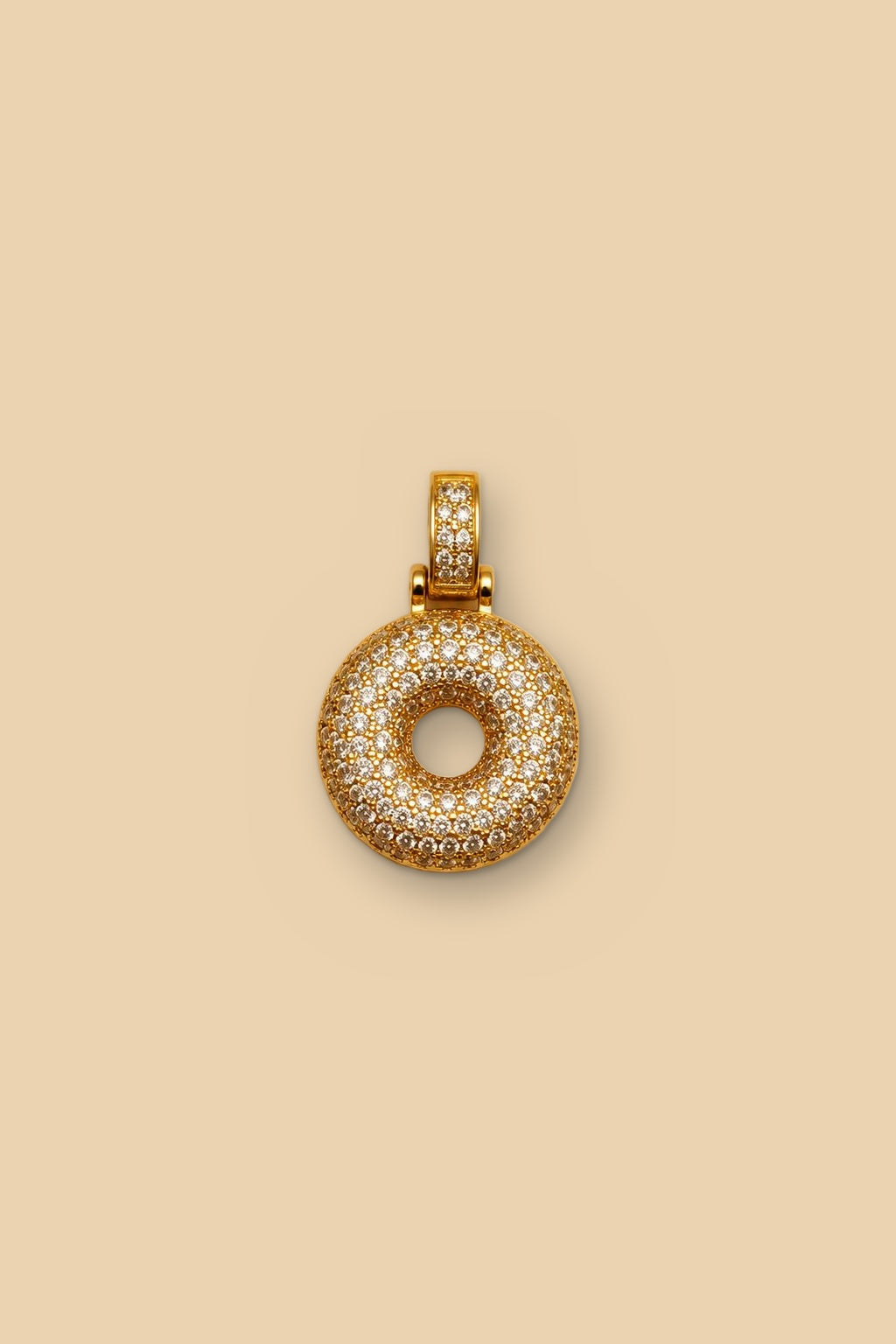 Charm 6548 Iniziale pavé O