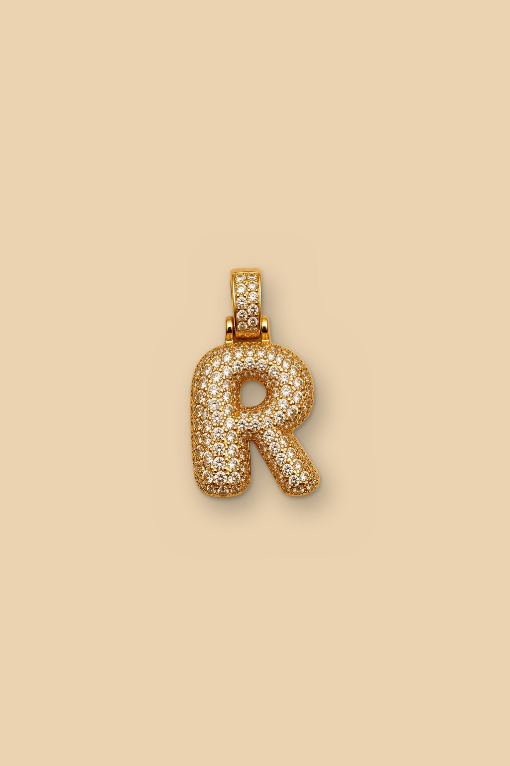 Charm 6548 Iniziale pavé R