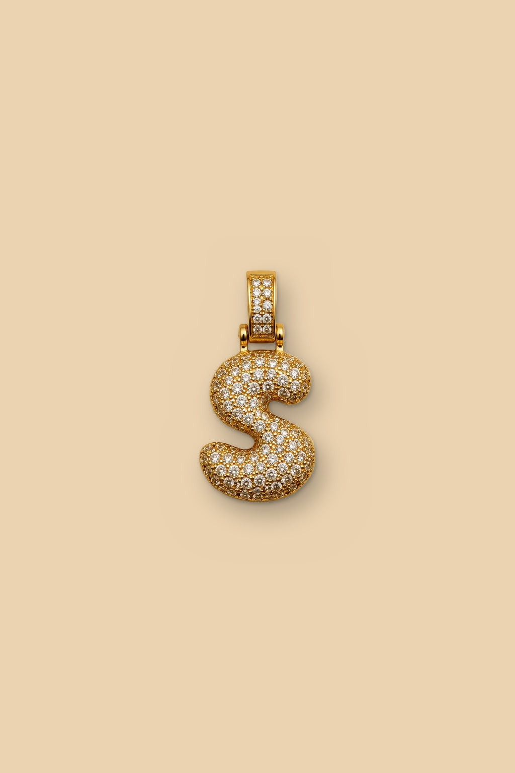 Charm 6548 Iniziale pavé S