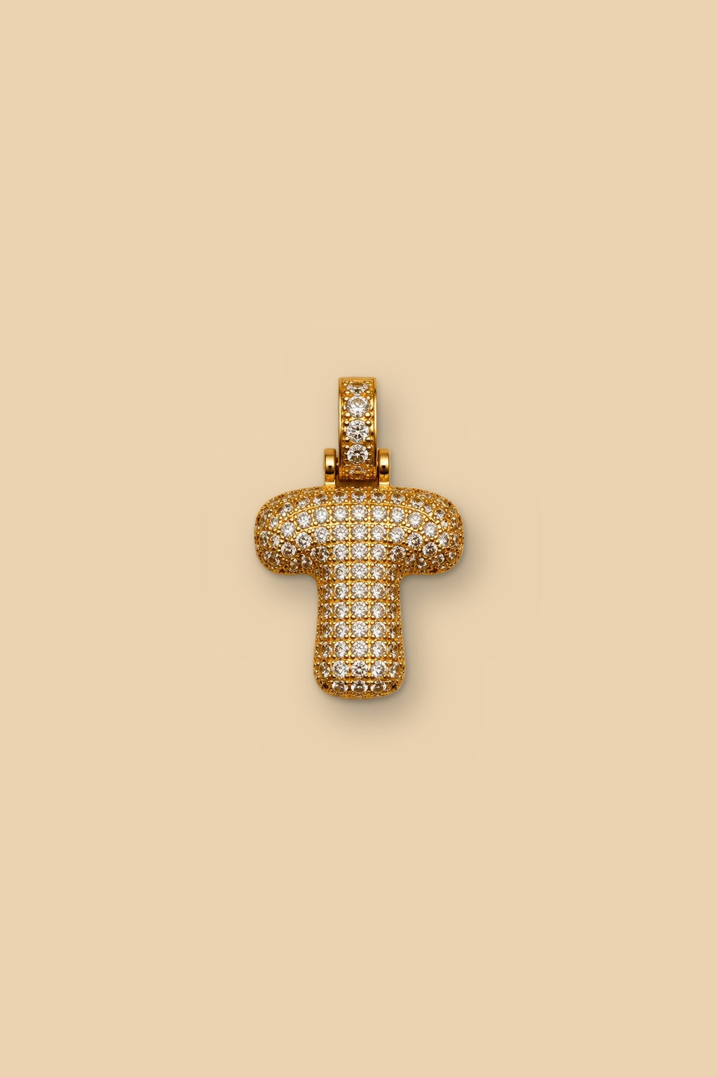 Charm 6548 Iniziale pavé T