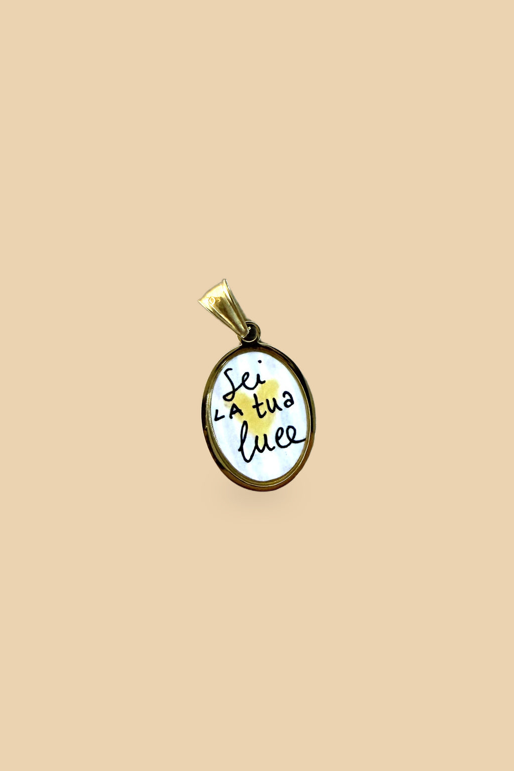 Charm 6548 “Sei la tua luce” ovale