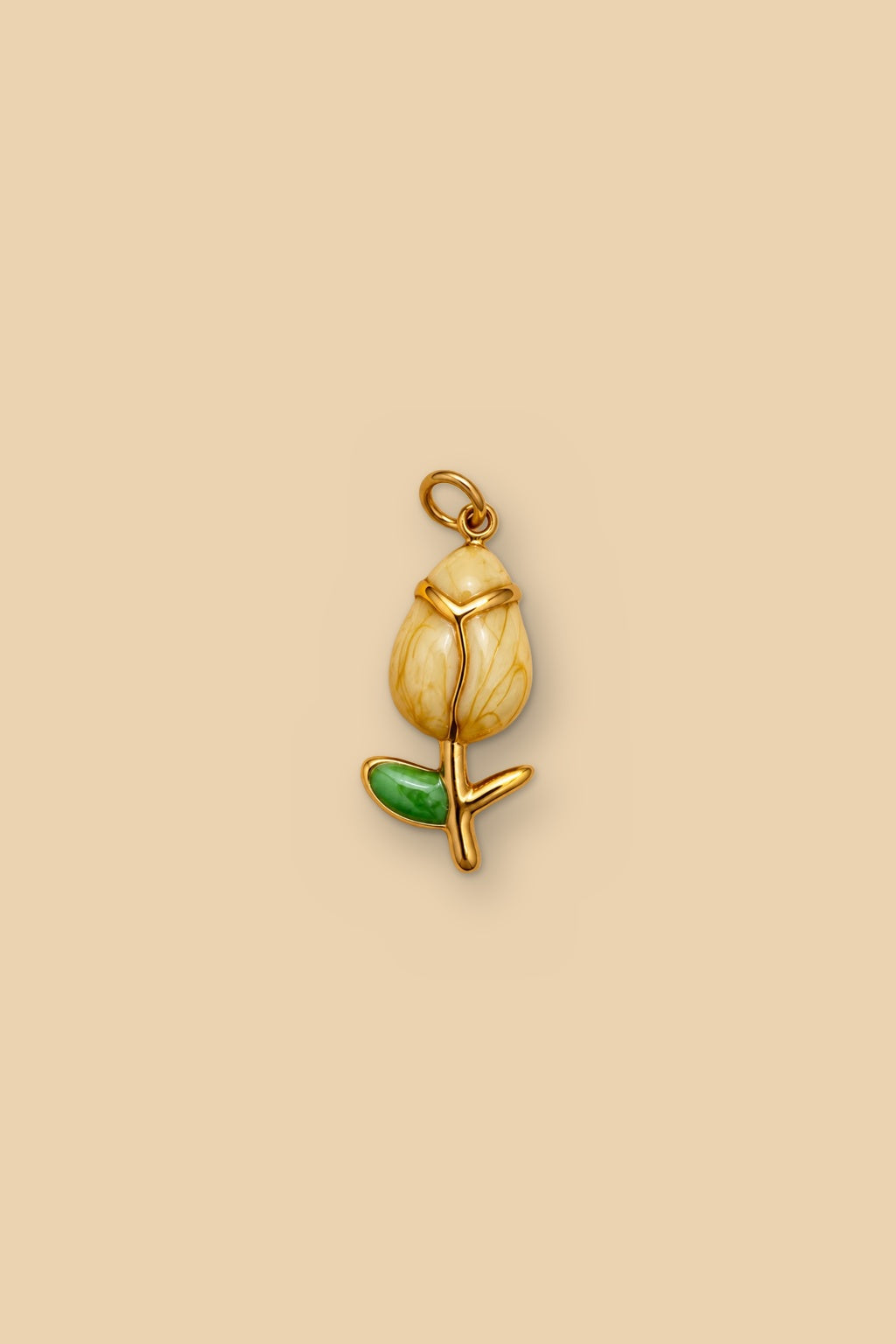 Charm 6548 Tulipano giallo