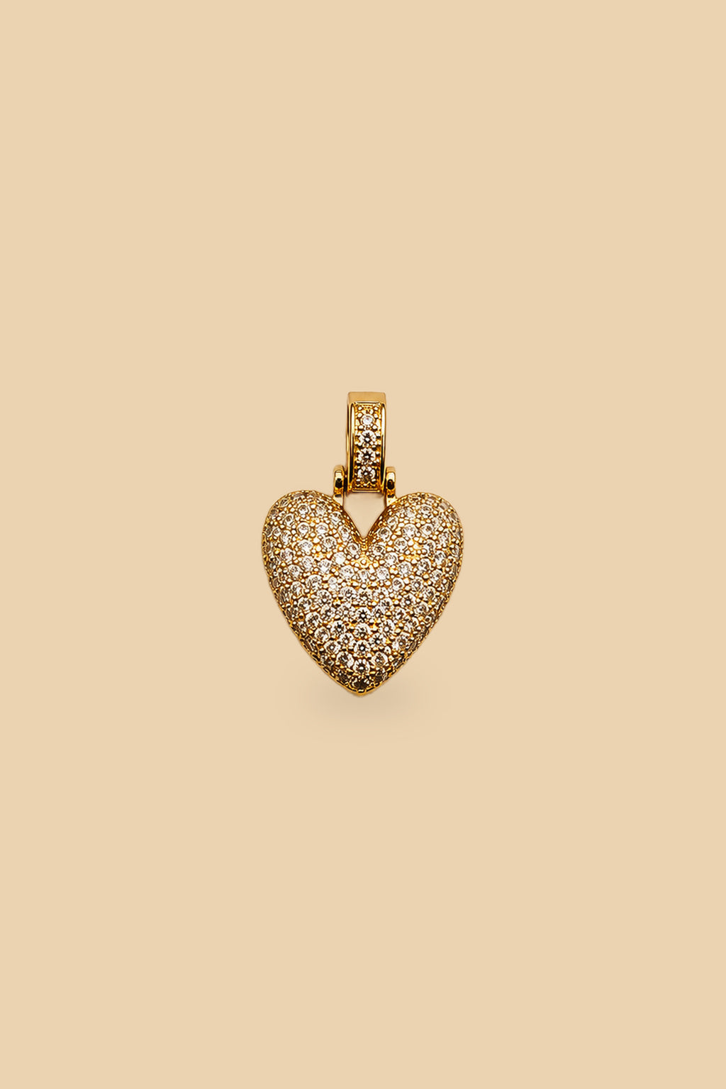 Charm 6548 Cuore pavé