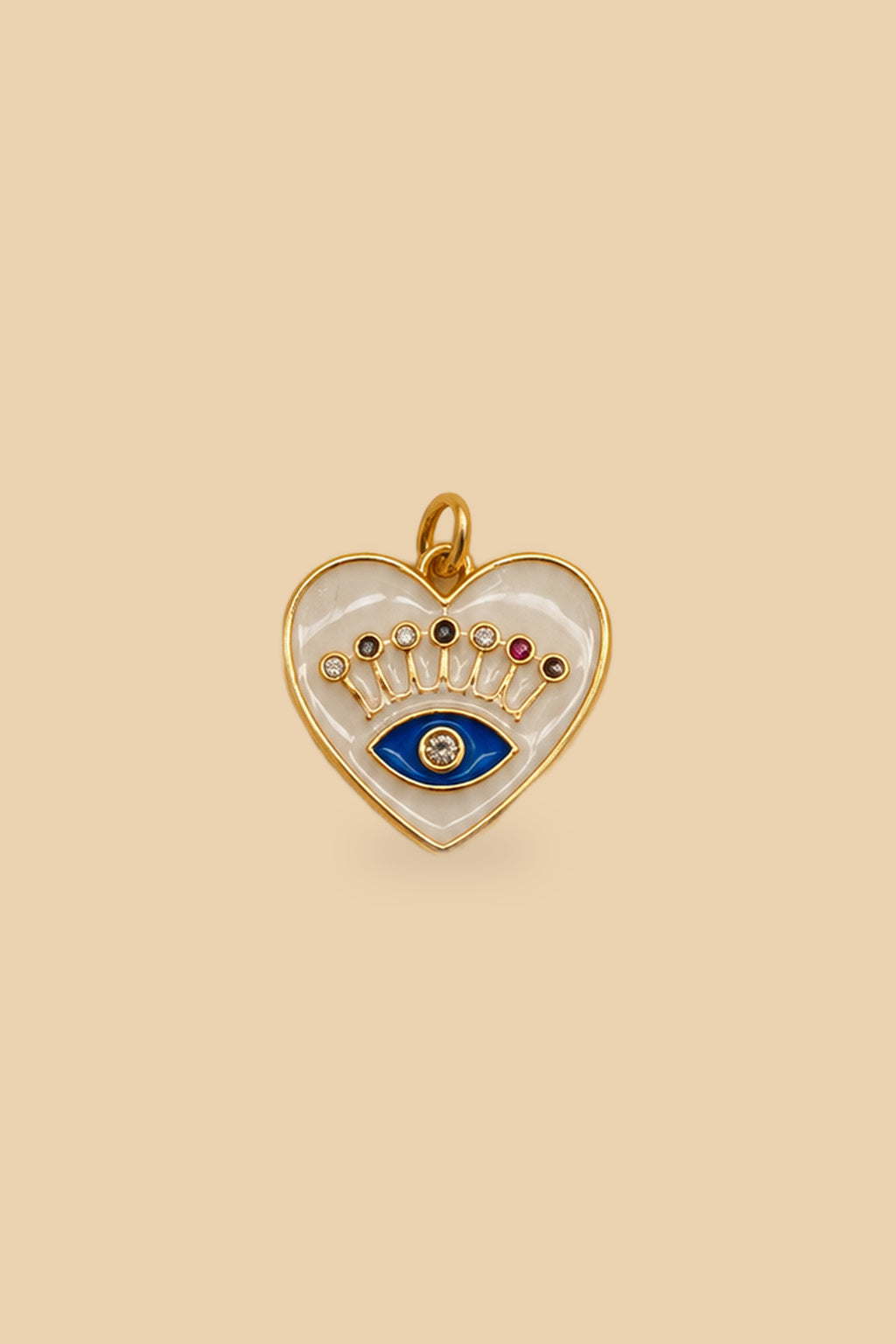 Charm 6548 Cuore con occhio