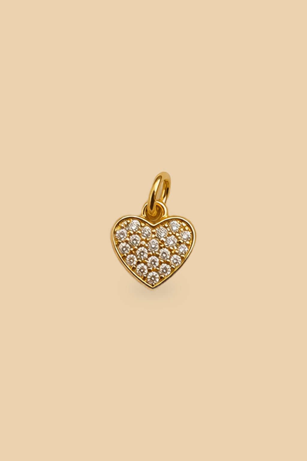 Charm 6548 Cuore pavé