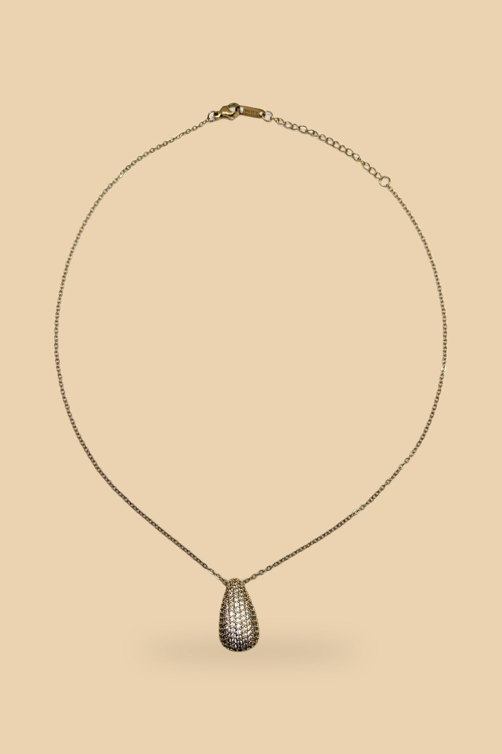 Collana 6548 Goccia pavé