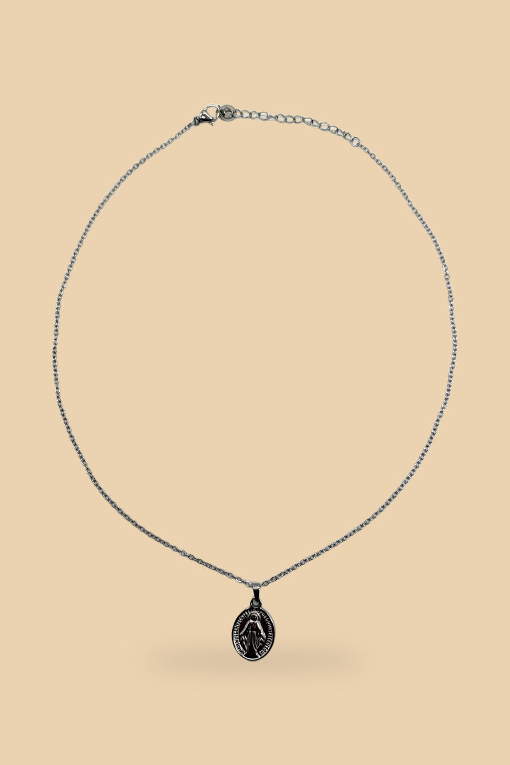 Collana 6548 Madonnina argento