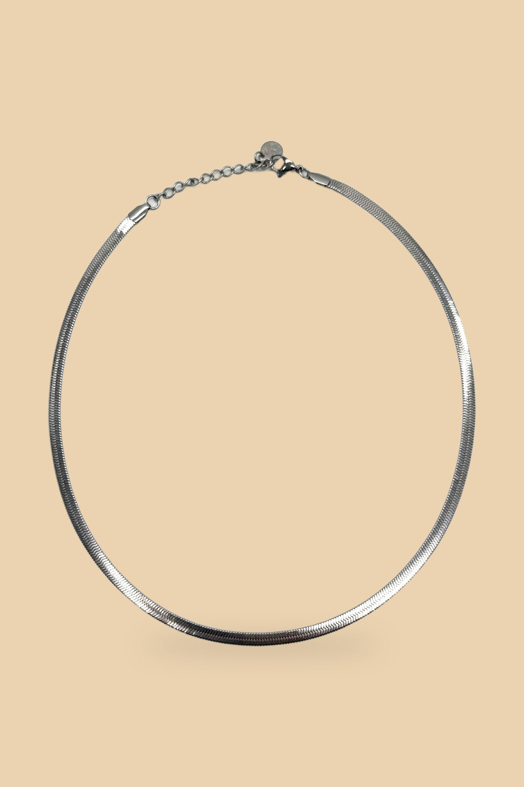 Collana 6548 Snake piatta argento