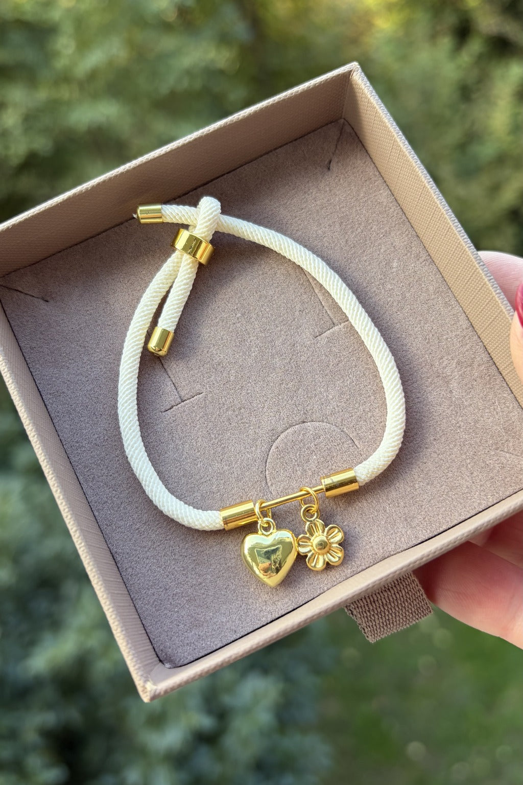 Bracciale 6548 Ready to Wear “Cuore e fiore dorati”