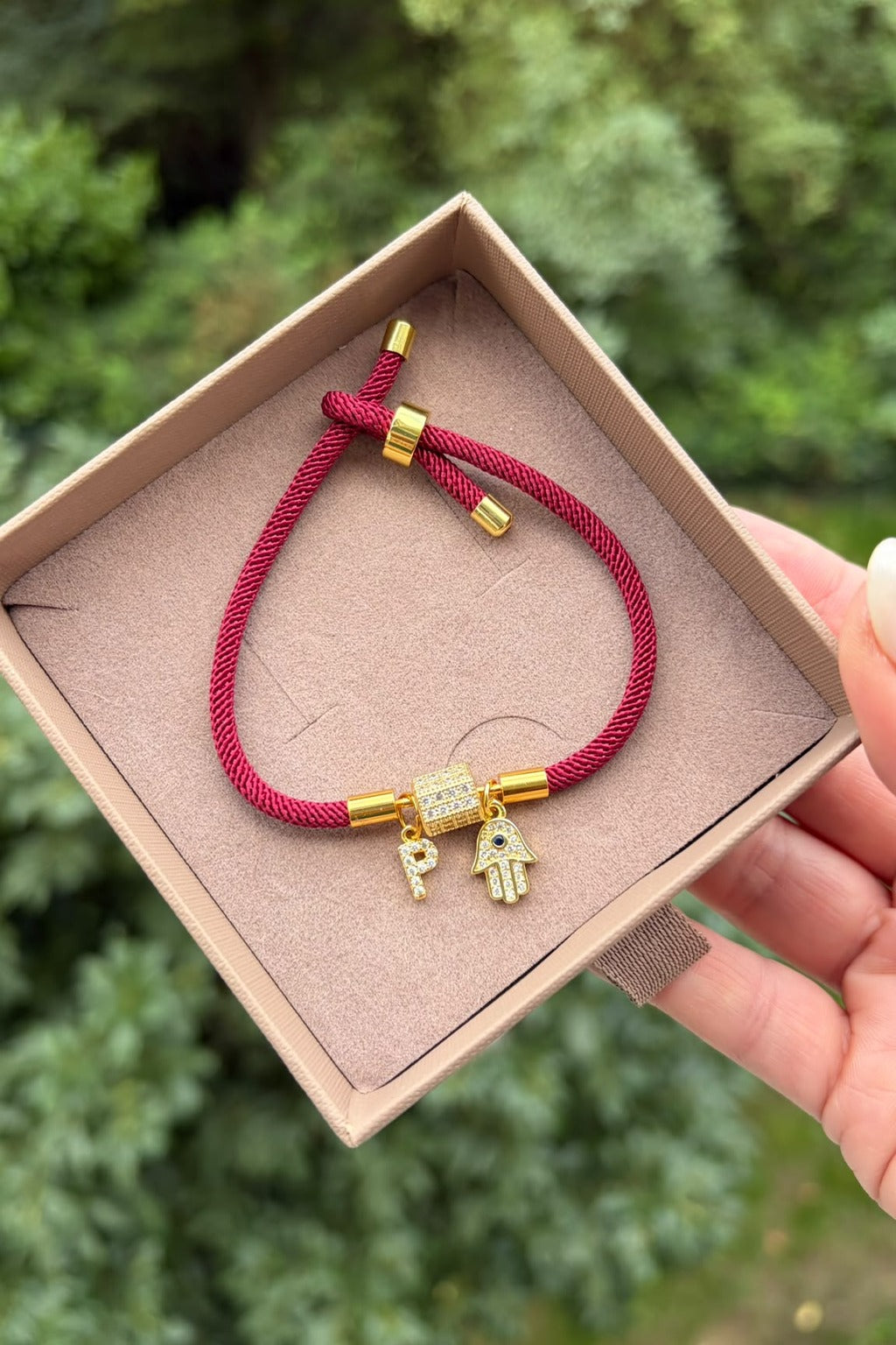Bracciale 6548 Ready to Wear “Iniziale e mano di Fatima”